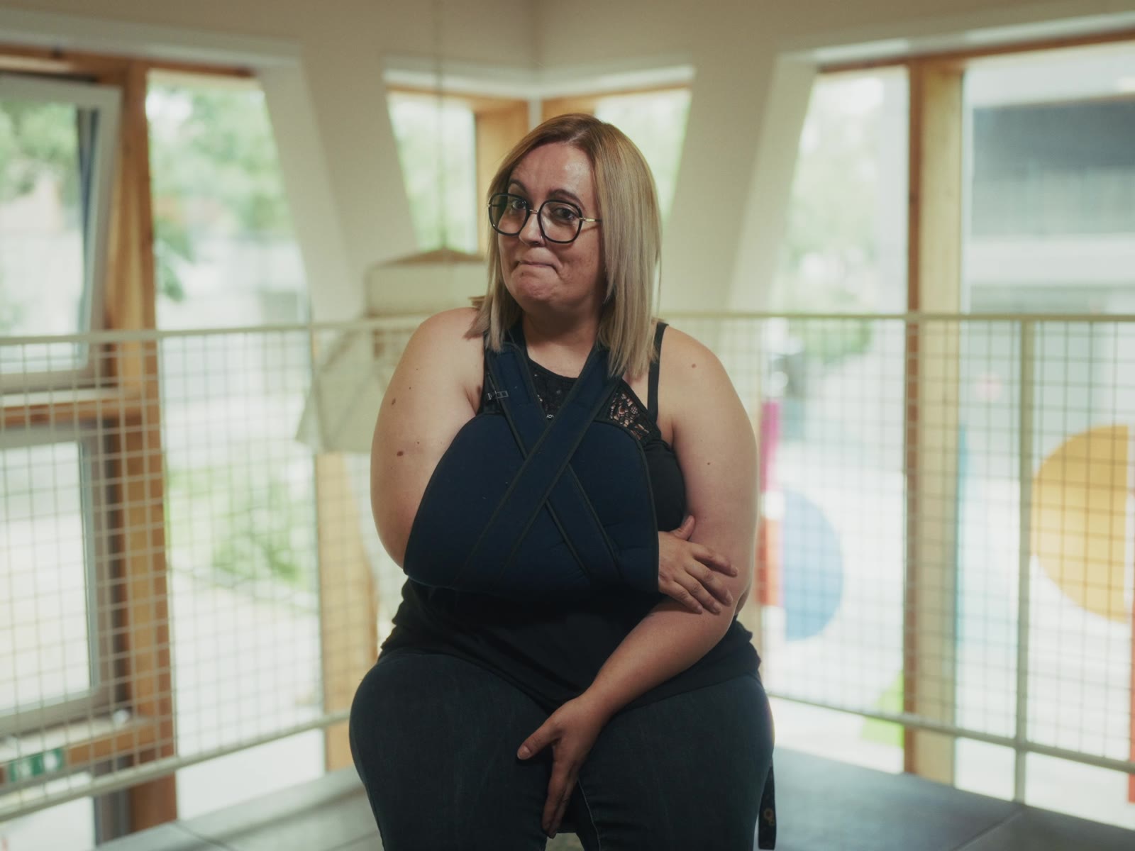 A resident during her interview